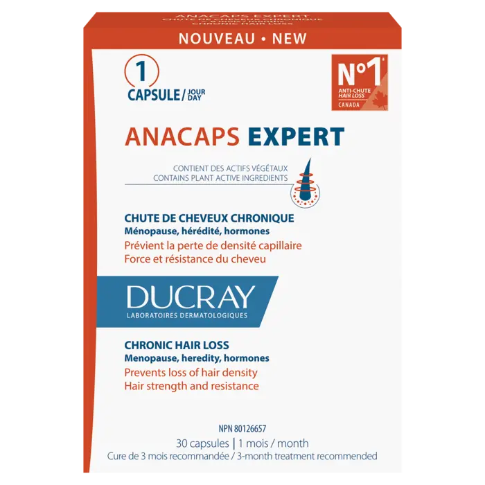 Ducray Anacaps Expert - Food Supplement - Chronic Hair Loss